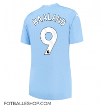 Manchester City Erling Haaland #9 Replika Hjemmedrakt Dame 2023-24 Kortermet