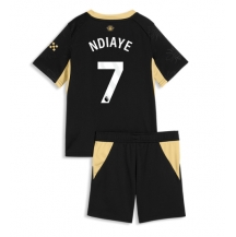 Manchester City Iliman Ndiaye #7 Replika Bortedrakt Barn 2026-27 Kortermet (+ bukser)