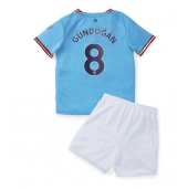 Manchester City Ilkay Gundogan #8 Replika Hjemmedrakt Barn 2022-23 Kortermet (+ bukser)