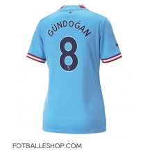 Manchester City Ilkay Gundogan #8 Replika Hjemmedrakt Dame 2022-23 Kortermet