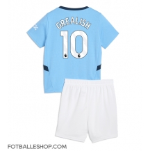 Manchester City Jack Grealish #10 Replika Hjemmedrakt Barn 2024-25 Kortermet (+ bukser)