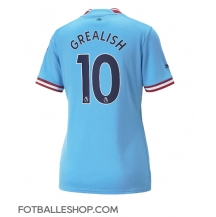 Manchester City Jack Grealish #10 Replika Hjemmedrakt Dame 2022-23 Kortermet