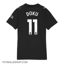 Manchester City Jeremy Doku #11 Replika Bortedrakt Dame 2025-26 Kortermet