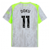 Manchester City Jeremy Doku #11 Replika Tredjedrakt 2025-26 Kortermet