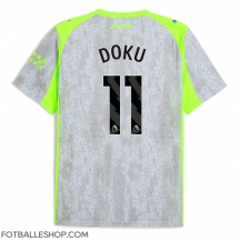 Manchester City Jeremy Doku #11 Replika Tredjedrakt 2025-26 Kortermet