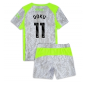 Manchester City Jeremy Doku #11 Replika Tredjedrakt Barn 2025-26 Kortermet (+ bukser)