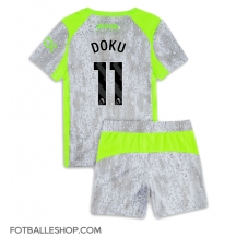 Manchester City Jeremy Doku #11 Replika Tredjedrakt Barn 2025-26 Kortermet (+ bukser)