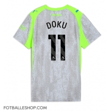 Manchester City Jeremy Doku #11 Replika Tredjedrakt Dame 2025-26 Kortermet