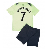 Manchester City Joao Cancelo #7 Replika Tredjedrakt Barn 2022-23 Kortermet (+ bukser)