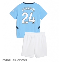 Manchester City Josko Gvardiol #24 Replika Hjemmedrakt Barn 2024-25 Kortermet (+ bukser)