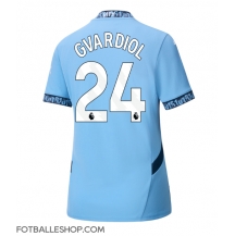 Manchester City Josko Gvardiol #24 Replika Hjemmedrakt Dame 2024-25 Kortermet