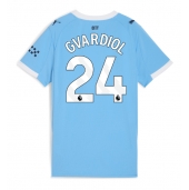 Manchester City Josko Gvardiol #24 Replika Hjemmedrakt Dame 2025-26 Kortermet