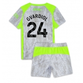 Manchester City Josko Gvardiol #24 Replika Tredjedrakt Barn 2025-26 Kortermet (+ bukser)