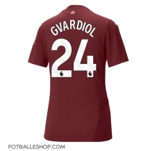 Manchester City Josko Gvardiol #24 Replika Tredjedrakt Dame 2024-25 Kortermet