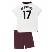 Manchester City Kevin De Bruyne #17 Replika Bortedrakt Barn 2023-24 Kortermet (+ bukser)