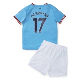 Manchester City Kevin De Bruyne #17 Replika Hjemmedrakt Barn 2022-23 Kortermet (+ bukser)