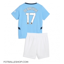 Manchester City Kevin De Bruyne #17 Replika Hjemmedrakt Barn 2024-25 Kortermet (+ bukser)