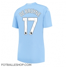 Manchester City Kevin De Bruyne #17 Replika Hjemmedrakt Dame 2023-24 Kortermet