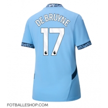 Manchester City Kevin De Bruyne #17 Replika Hjemmedrakt Dame 2024-25 Kortermet