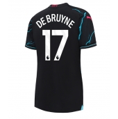 Manchester City Kevin De Bruyne #17 Replika Tredjedrakt Dame 2023-24 Kortermet
