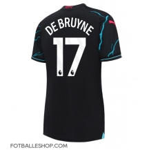 Manchester City Kevin De Bruyne #17 Replika Tredjedrakt Dame 2023-24 Kortermet