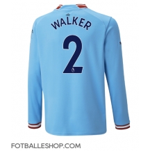 Manchester City Kyle Walker #2 Replika Hjemmedrakt 2022-23 Langermet