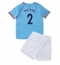 Manchester City Kyle Walker #2 Replika Hjemmedrakt Barn 2022-23 Kortermet (+ bukser)