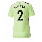 Manchester City Kyle Walker #2 Replika Tredjedrakt Dame 2022-23 Kortermet