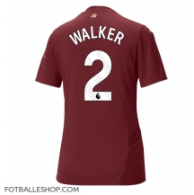 Manchester City Kyle Walker #2 Replika Tredjedrakt Dame 2024-25 Kortermet