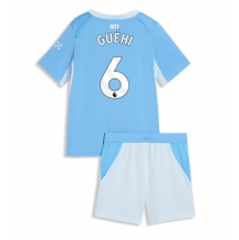 Manchester City Marc Guehi #6 Replika Hjemmedrakt Barn 2026-27 Kortermet (+ bukser)