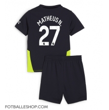 Manchester City Matheus Nunes #27 Replika Bortedrakt Barn 2024-25 Kortermet (+ bukser)