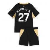 Manchester City Matheus Nunes #27 Replika Bortedrakt Barn 2026-27 Kortermet (+ bukser)