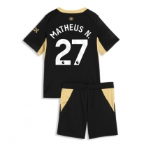 Manchester City Matheus Nunes #27 Replika Bortedrakt Barn 2026-27 Kortermet (+ bukser)