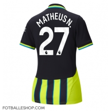 Manchester City Matheus Nunes #27 Replika Bortedrakt Dame 2024-25 Kortermet