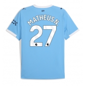 Manchester City Matheus Nunes #27 Replika Hjemmedrakt 2025-26 Kortermet