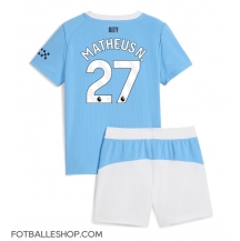 Manchester City Matheus Nunes #27 Replika Hjemmedrakt Barn 2025-26 Kortermet (+ bukser)