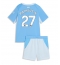 Manchester City Matheus Nunes #27 Replika Hjemmedrakt Barn 2026-27 Kortermet (+ bukser)