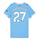 Manchester City Matheus Nunes #27 Replika Hjemmedrakt Dame 2025-26 Kortermet