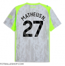 Manchester City Matheus Nunes #27 Replika Tredjedrakt 2025-26 Kortermet