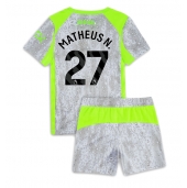Manchester City Matheus Nunes #27 Replika Tredjedrakt Barn 2025-26 Kortermet (+ bukser)