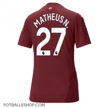 Manchester City Matheus Nunes #27 Replika Tredjedrakt Dame 2024-25 Kortermet