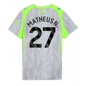 Manchester City Matheus Nunes #27 Replika Tredjedrakt Dame 2025-26 Kortermet