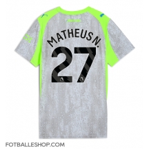 Manchester City Matheus Nunes #27 Replika Tredjedrakt Dame 2025-26 Kortermet