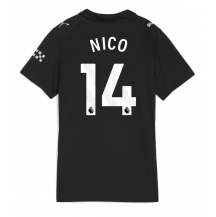 Manchester City Nico Gonzalez #14 Replika Bortedrakt Dame 2025-26 Kortermet