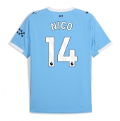 Manchester City Nico Gonzalez #14 Replika Hjemmedrakt 2025-26 Kortermet