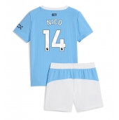 Manchester City Nico Gonzalez #14 Replika Hjemmedrakt Barn 2025-26 Kortermet (+ bukser)