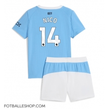 Manchester City Nico Gonzalez #14 Replika Hjemmedrakt Barn 2025-26 Kortermet (+ bukser)