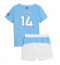 Manchester City Nico Gonzalez #14 Replika Hjemmedrakt Barn 2025-26 Kortermet (+ bukser)