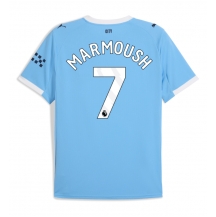 Manchester City Omar Marmoush #7 Replika Hjemmedrakt 2025-26 Kortermet