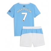 Manchester City Omar Marmoush #7 Replika Hjemmedrakt Barn 2025-26 Kortermet (+ bukser)